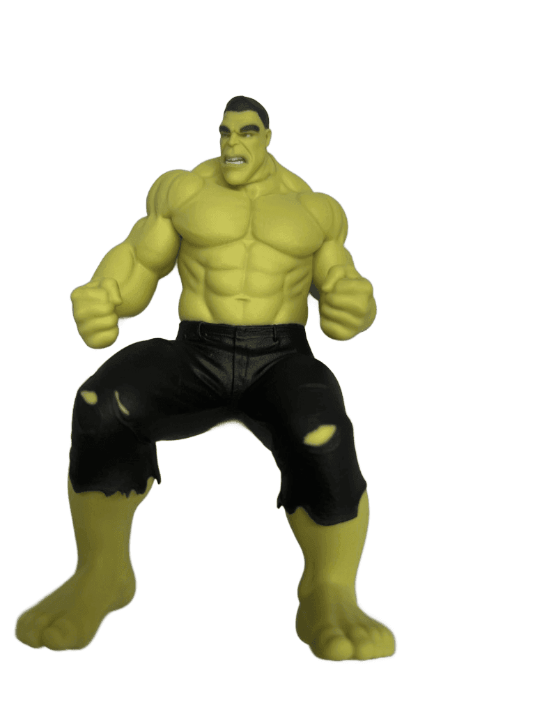 Hand-painted custom Hulk figurine